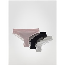 Hüftslips, 3er-Pack