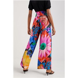 Pantalón palazzo flores