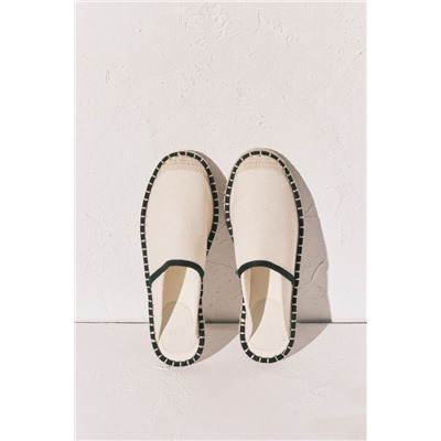 Alpargata mule bicolor