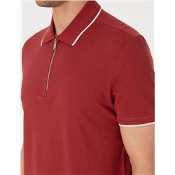 Nar Slim Fit Polo Yaka Tişört