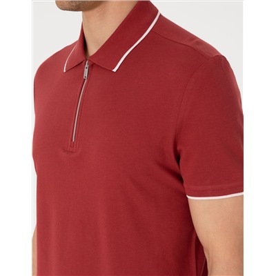 Nar Slim Fit Polo Yaka Tişört