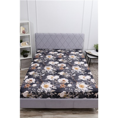 Простыня поплин Темная ночь 2