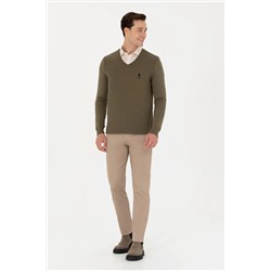 Erkek Haki Basic Kazak