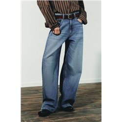 JEANS OVERSIZE TRF TIRO MEDIO