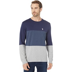 U.S. POLO ASSN. Long Sleeve Color-Block Tee