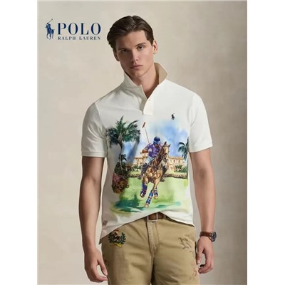 Мужская хлопковая футболка-поло РАЛЬ*Ф Л