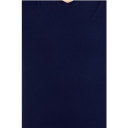 Erkek Lacivert Basic Bisiklet Yaka Tişört