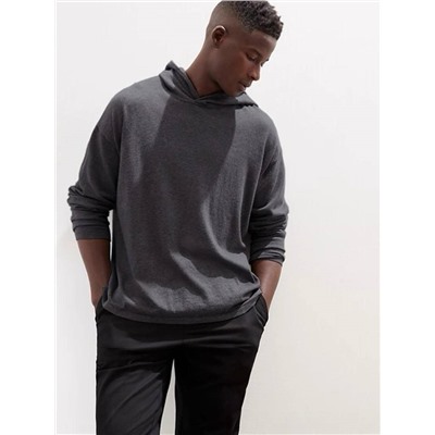 Мужской тонкий свитер с капюшоном Банан-републик*а