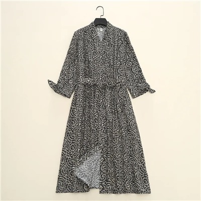 Платье женское из смесового хлопка и тенселя, экспорт