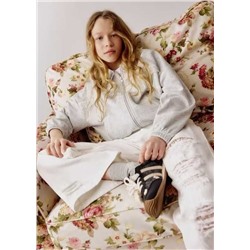 Детская свободная толстовка с кружевной отделкой, экспорт в Россию СЕЛ*А Цена на Lamoda со скидкой 2400₽  Материал: хлопок 80%, полиэстер 20%