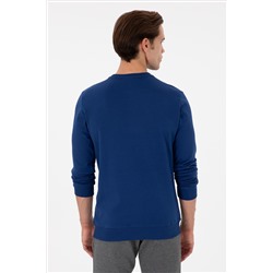 Erkek İndigo Sweatshirt