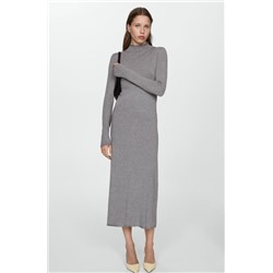 Vestido punto cuello perkins