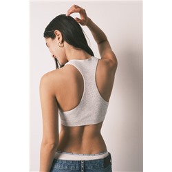 Sujetador deportivo Seamless gris