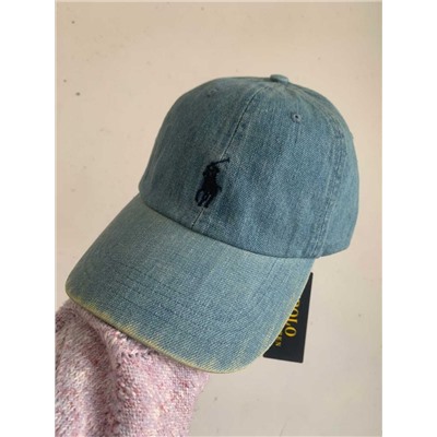 Новая бейсболка с мягким верхом из выстиранной джинсовой ткани РАЛЬ*Ф Л
