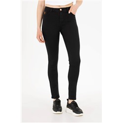Kadın Siyah Jean Pantolon