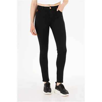 Kadın Siyah Jean Pantolon