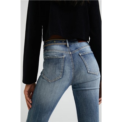 Pantalón vaquero skinny tobillero