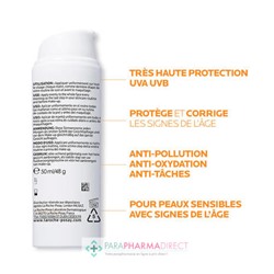 La Roche Posay Anthelios Age Correct - SPF50 - Photocorrection - Soin Quotidien 50ml