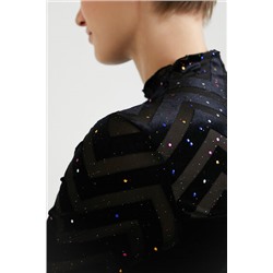Body slim lentejuelas