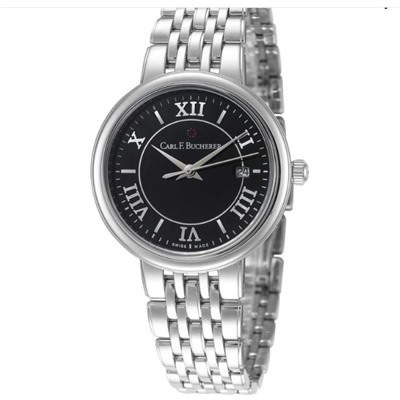 Carl F. Bucherer  Adamavi Quartz Black Dial Women's Watch