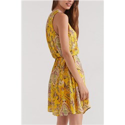 Vestido fluido estampado