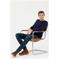 Erkek Lacivert Kazak