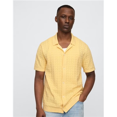 Textured Sweater Vacay Shirt