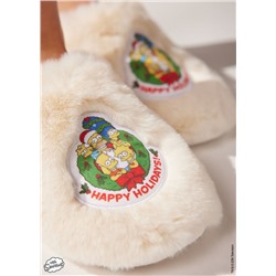 Pantoffeln Soft The Simpsons Happy Holidays