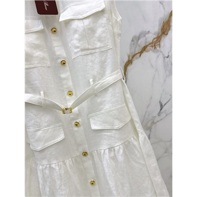 Элегантное льняное платье  ЛОР*А ПИАН*О