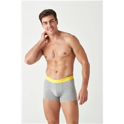 U.S. Polo Assn. U.S. Polo Assn. Erkek Gri Melanj - Siyah 2 Li Boxer