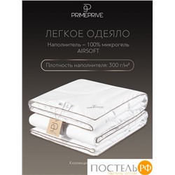 PRIME PRIVE Одеяло 200х220, ДУВЕД 1пр., хл. BIODYNAMIC COTTON/микрогель Airsoft, 300 г/м2