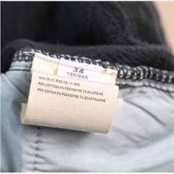 Зимние женские джинсы из хлопка с высокой талией АЙСИК*Л