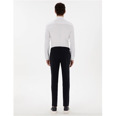 Lacivert Klasik Jogger Pantolon