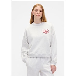 Oversized Holiday Graphic Sweatshirt