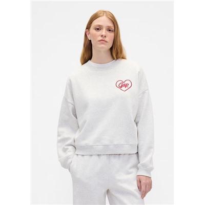 Oversized Holiday Graphic Sweatshirt