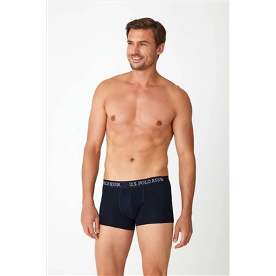 U.S. Polo Assn. Erkek Lacivert - Lacivert Baskılı 2 Li Boxer 82006