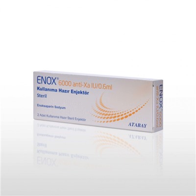 Enox 6000 анти-Ха, 6000 МЕ/0,6 мл