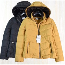 Женская плотная теплая куртка с капюшоном и хлопковой подкладкой ZAR*A