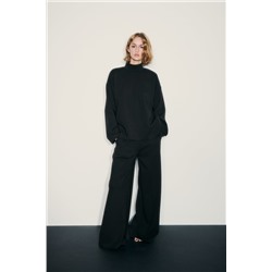 SUDADERA CUELLO ALTO INTERLOCK