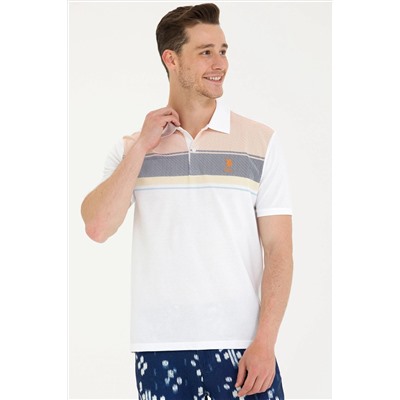 Erkek Kiremit Polo Yaka Tişört