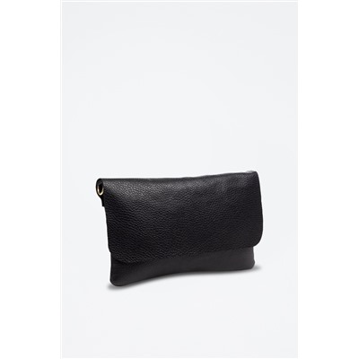 Bandolera de piel Aymavilles - Negro