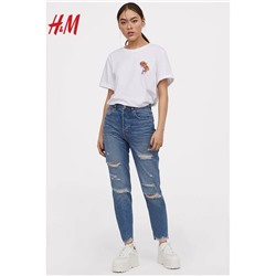 H&*M  оф сайт, распродажа стильные рваные джинсы из 💯 хлопка ✔️сейчас в распродаже с огромной скидкой