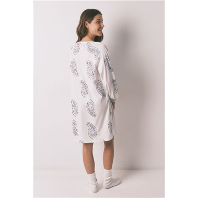 Camisón midi estampado Paisley