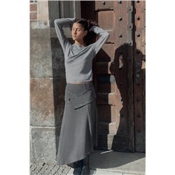 FALDA MIDI SOFT TACHAS