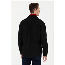 Erkek Siyah Jean Gömlek