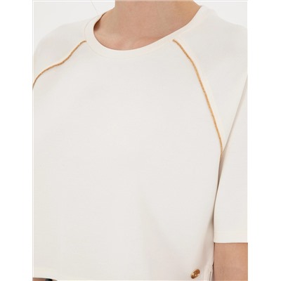 Ekru Comfort Fit Sweatshirt