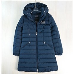 Женское утепленное пальто со съемным капюшоном  EMPORIO ARMAN*I