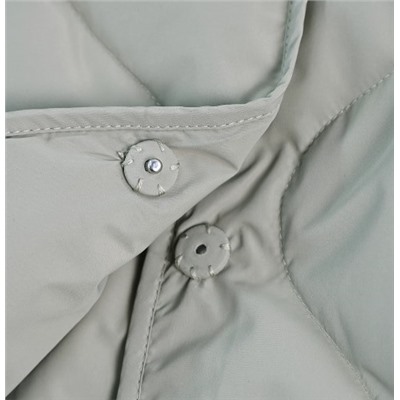Женская куртка из белого утиного пуха