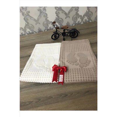 Özdilek Banyo Ayak Havlusu 2li - Krem - Bej