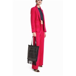 Americana fucsia troquelada